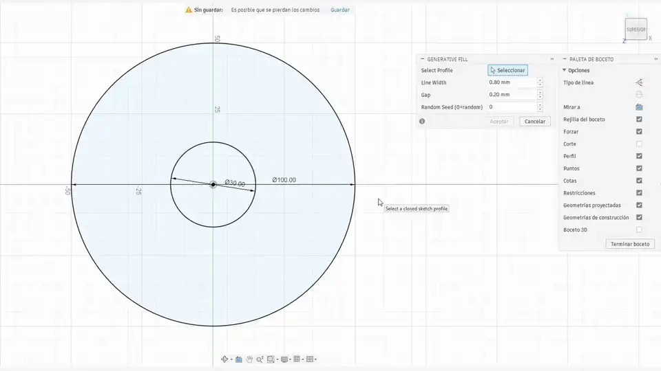 De una forma simple a una estructura generativa